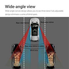 Blind Spot Mirror 360° Wide Angle Pair for Vehicles