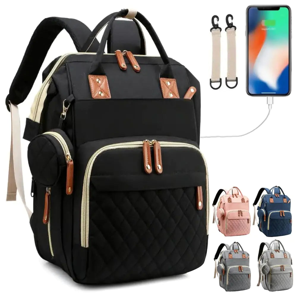 Baby Diaper Bag | Ultra Lightweight Baby Backpack Diaper Bag | Travel Diaper Bag With Portable Changing
