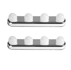 4-Bulb LED Makeup Mirror Light with Suction Cups