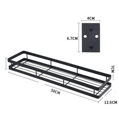Multifunctional Wall Rack for Spice Storage Organization