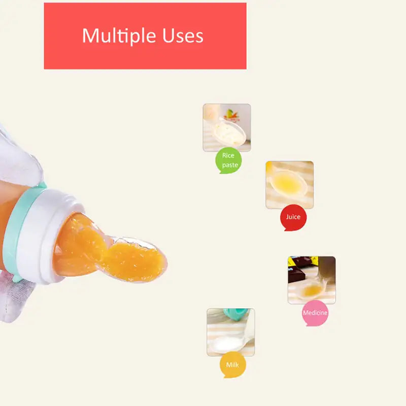 Silicone Feeding Bottle for Newborn - Dolphin Multi-Use