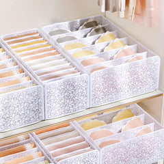 Stackable Jeans Storage Box with Mesh Dividers