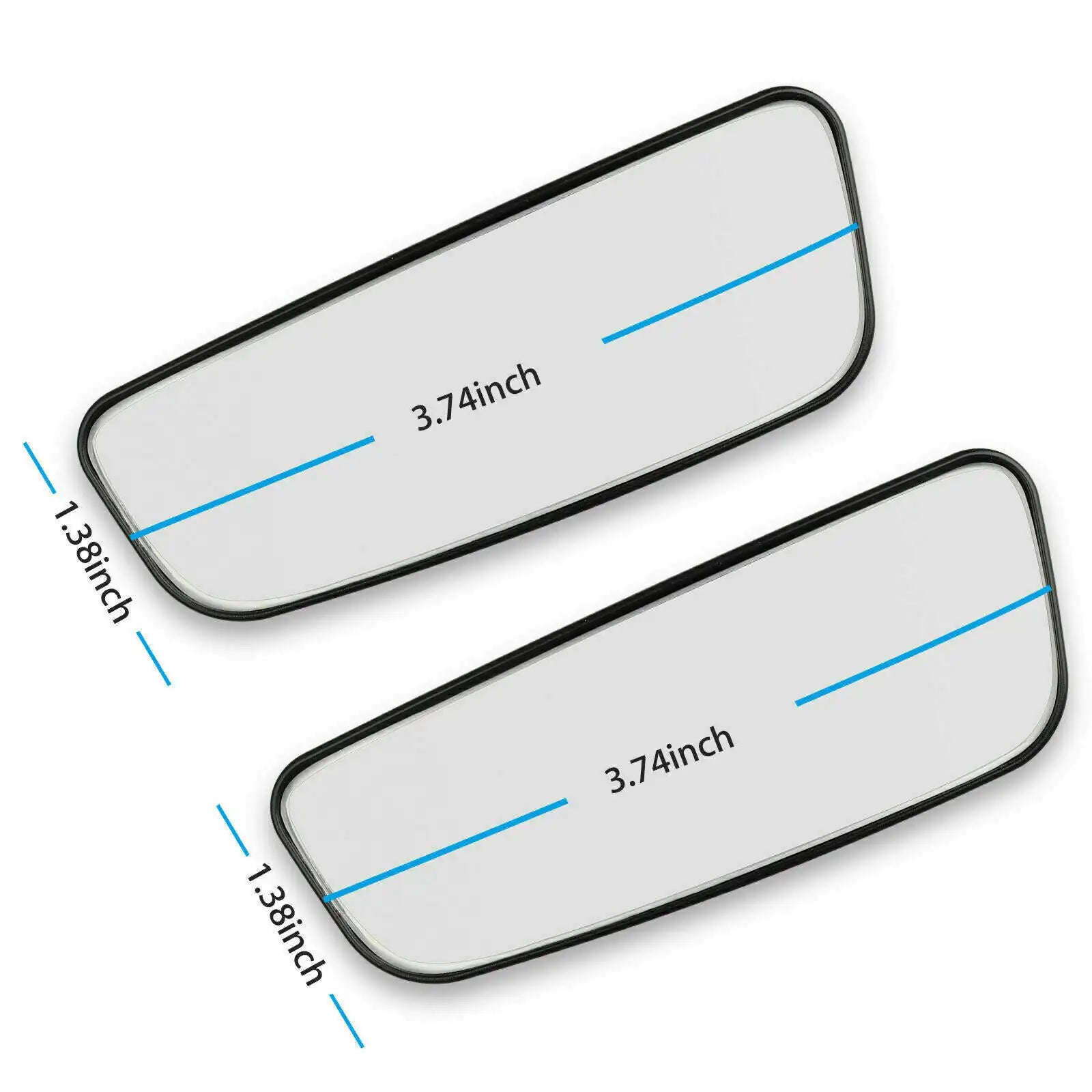 Blind Spot Mirror 360° Wide Angle Pair for Vehicles