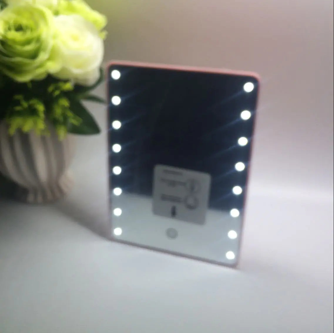 LED Makeup Mirror with Lighted Stand and Wall Mount