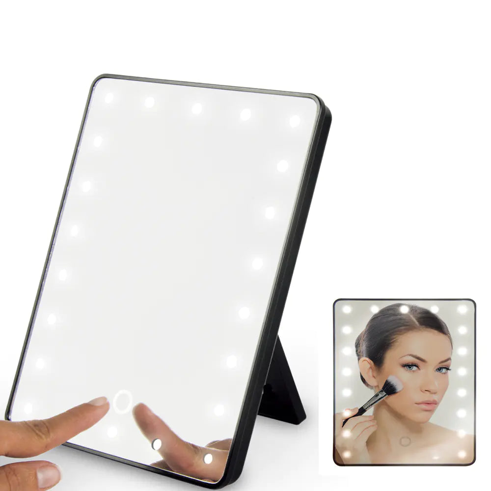 LED Makeup Mirror with Lighted Stand and Wall Mount