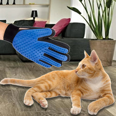 Pet Grooming Gloves - Deshedding Hair Removal Massage Pair