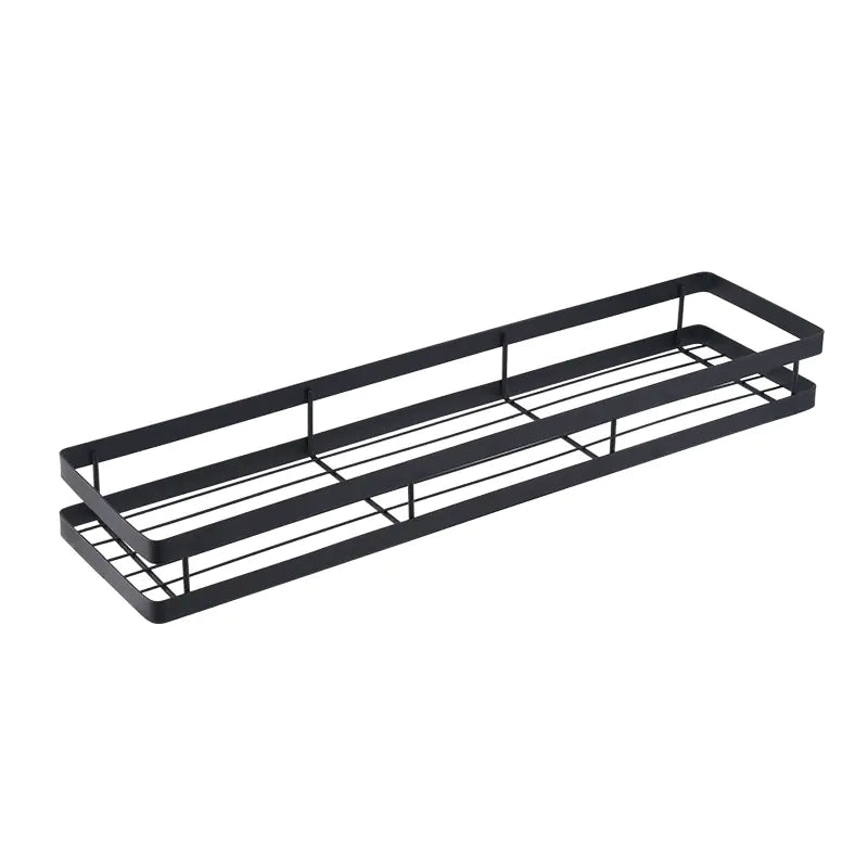 Wall-Mounted Kitchen Spice Rack and Organizer Shelf