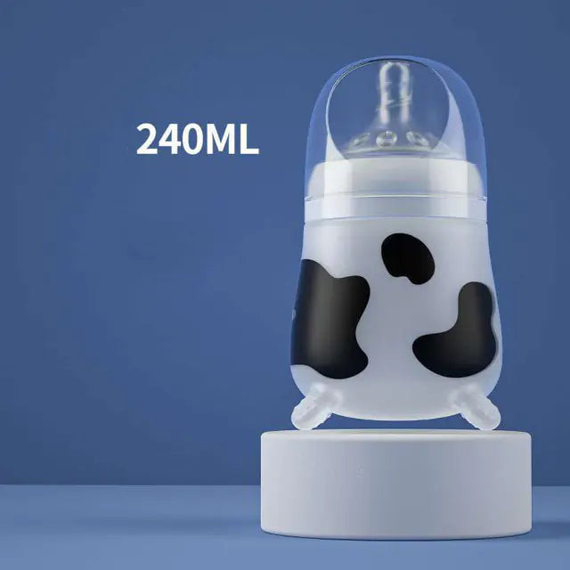 Baby Silicone Feeding Bottle Imitating Breast Milk