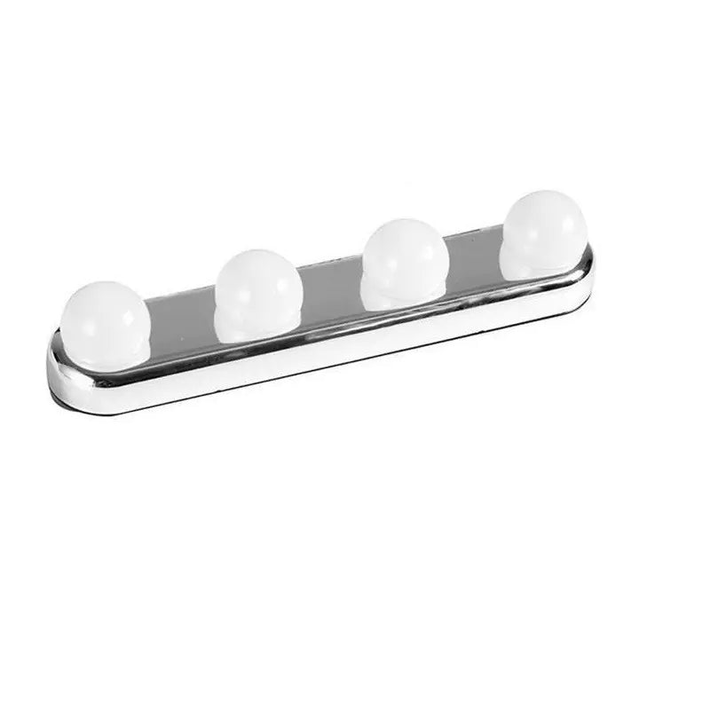 4-Bulb LED Makeup Mirror Light with Suction Cups